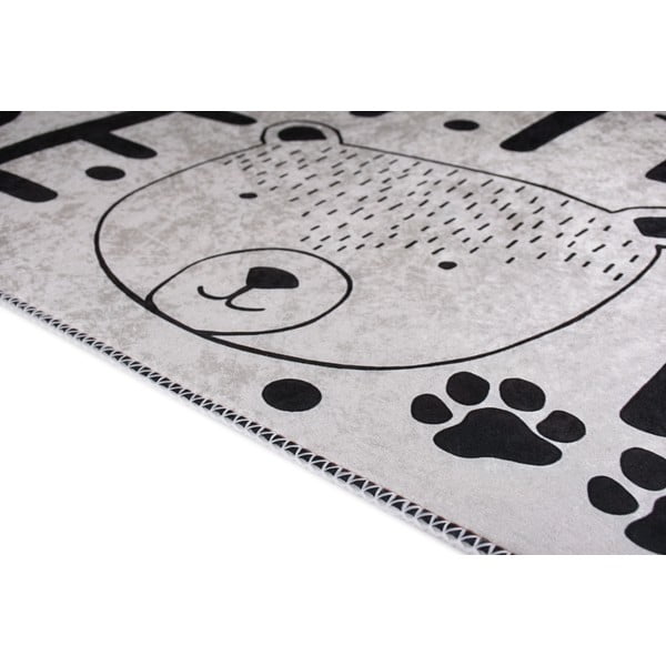 Must-valge pestav laste vaip 160x230 cm Little Bear - Vitaus-image-2