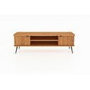 Tammepuidust naturaalset värvi telerilaud 180x57 cm Kula - The Beds