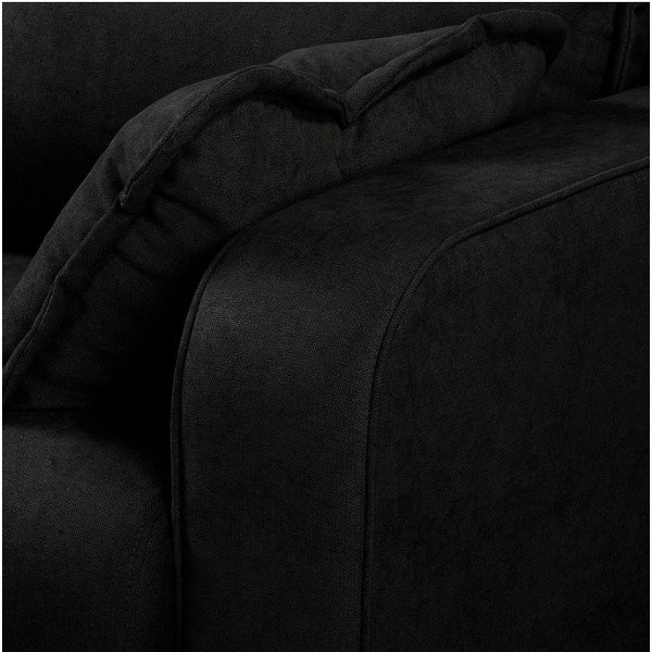 Must nurgas diivan (vasakpoolne nurk) Beata - Ropez-image-1