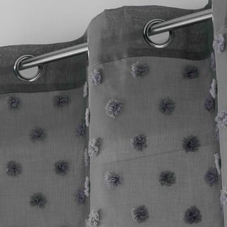 Antratsiitne voile kardin 140x240 cm Melusine - douceur d'intérieur