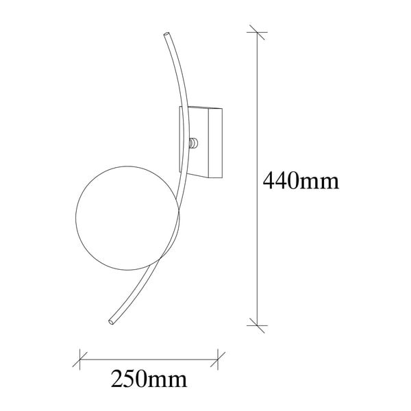 Must metallist seinalamp Opviq valgustid Argyr - Opviq lights-image-2