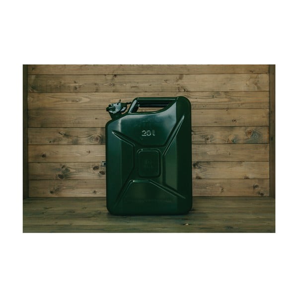 Set zeleného baru ve tvaru kanystru a 2 sklenic Designed By Man-image-3