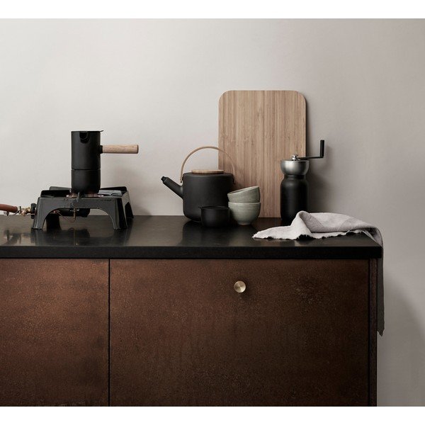 Must mokapott roostevabast terasest 250 ml Collar - Stelton-image-1