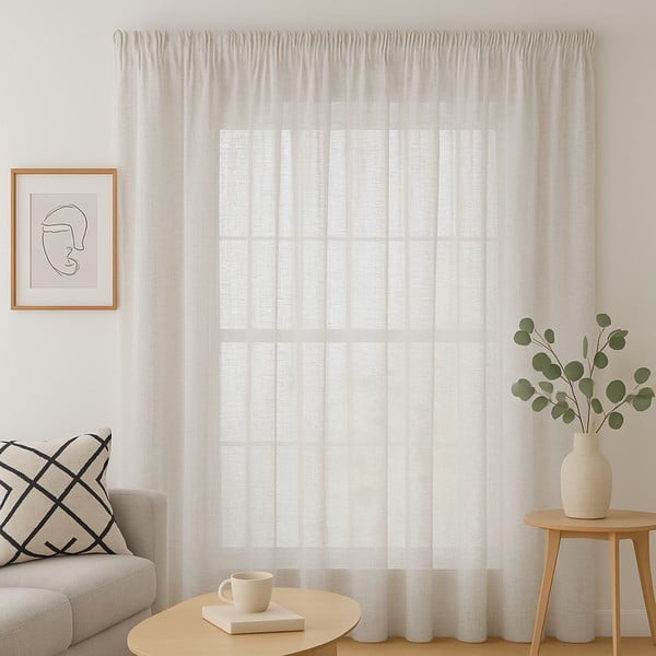 Kreemikas kardin 140x270 cm Drimar - Restilo-image-1