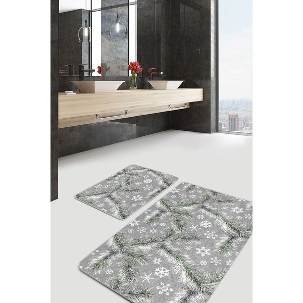 Hallid vannitoamatid 2 tk 60x100 cm komplektis - Mila Home