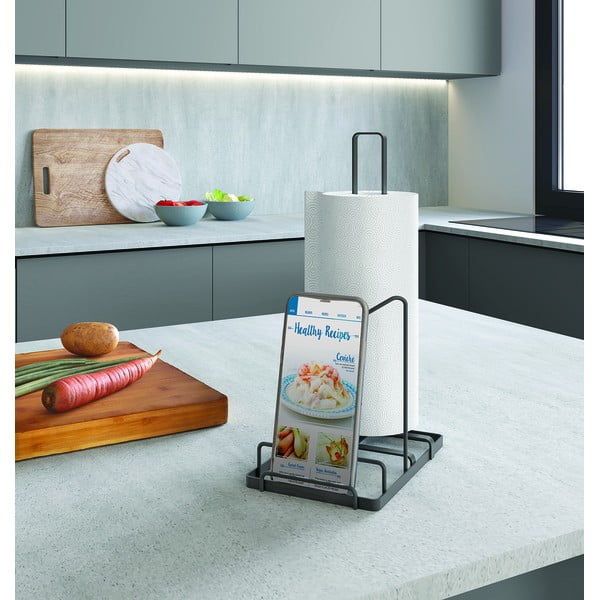 Must majapidamispaberi stend roostevaba teras Tokyo Lava – Metaltex-image-3