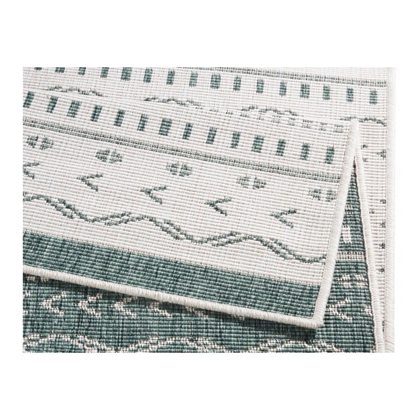 Roheline ja kreemikas õuevaip , 80 x 250 cm Kuba - NORTHRUGS-image-3