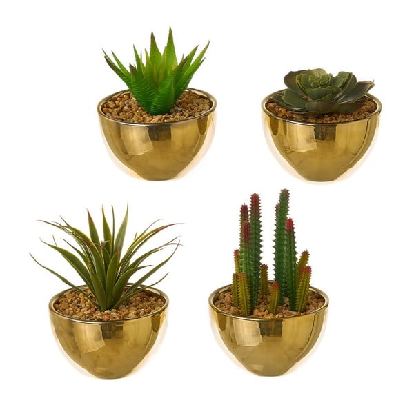 4 kunstlille komplektis Cactus - Casa Selección