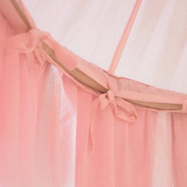 Heleroosa puuvillane varikatus Carelene - Kave Home-image-3