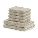 2 beeži vannirätiku ja 4 rätiku komplekt Bamby Beige - DecoKing