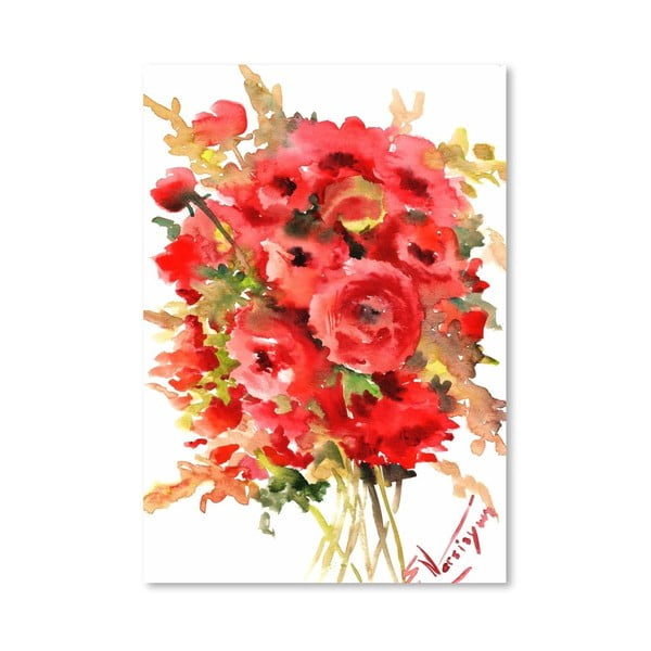 Plakát Red Ranunculus od Suren Nersisyan