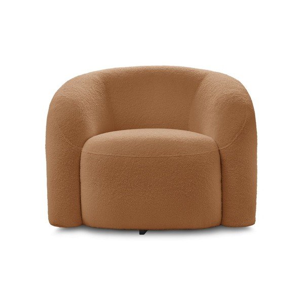 Bouclé kangast oranž pöördtool Elina - Bobochic Paris-image-3