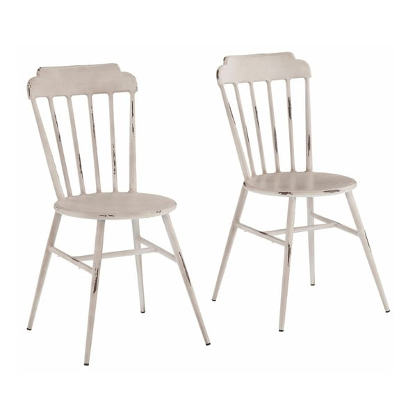 Sada 2 bílých bukových židlí Støraa Toledo