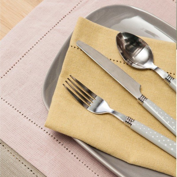 Kangast lauamatid 4 tk komplektis 35x50 cm Indi – Ego Dekor-image-1