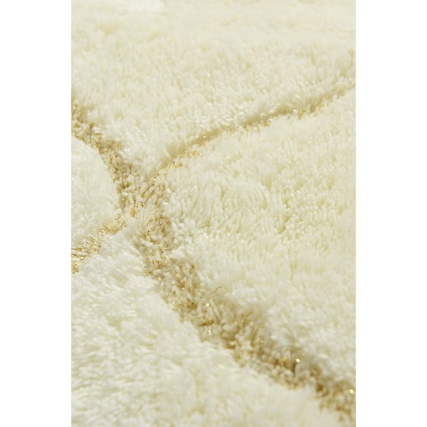 Komplekt 2 beeži ristkülikukujulise vannitoavaiba vaipa Wave - Foutastic-image-3