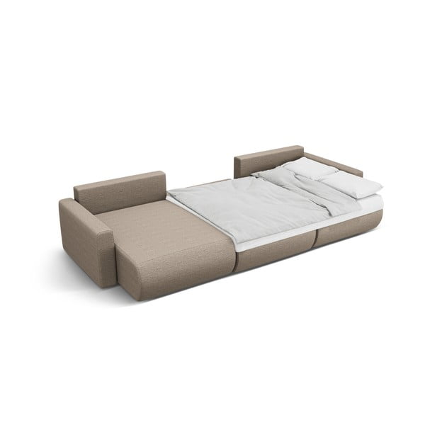 Helepruun panipaigaga nurgadiivanvoodi ("U"-kujuline) Belfast - Cosmopolitan Design-image-3