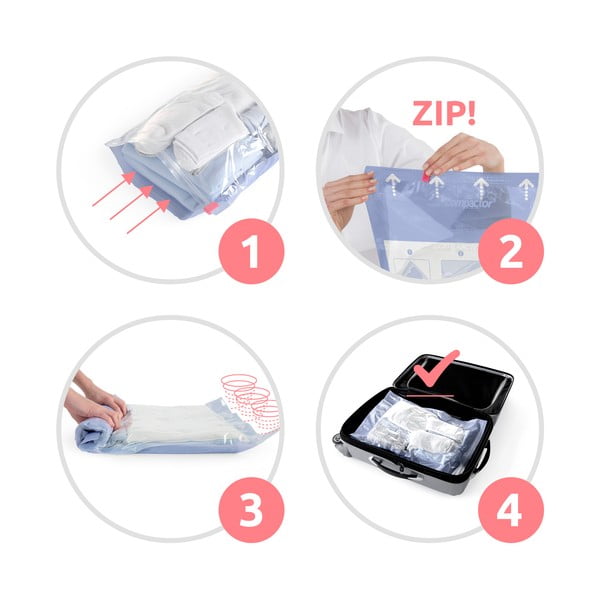 Vaakumkotid 4 tk komplektis Roll Up M – Compactor -image-4