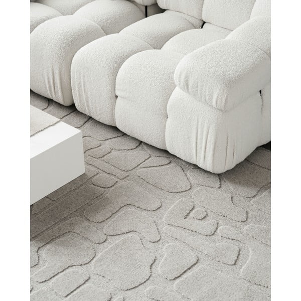 Helehall villane vaip 133x190 cm Morphic Dunes - Agnella-image-4