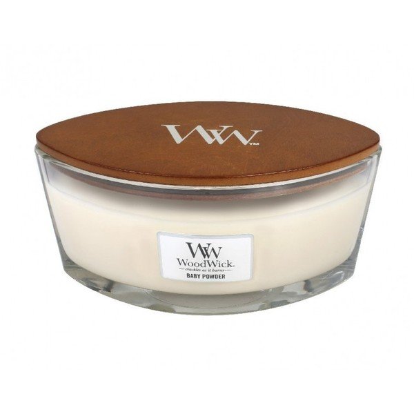 Küünal vanilli, mee ja roosi lõhnaga beebipulber, põlemisaeg 30 tundi. - WoodWick-image-2