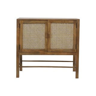 Pruunist mangopuust kapp 88x84 cm Nipas - Light & Living