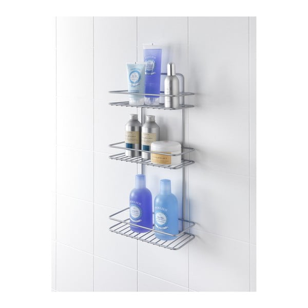 Seinale paigaldatav vannitoa riiul kolme korrusega Ref - Metaltex-image-2