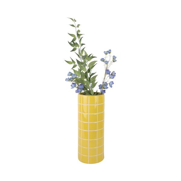 Kollane keraamiline vaas (kõrgus 40 cm) Retro Tiles - PT LIVING-image-2