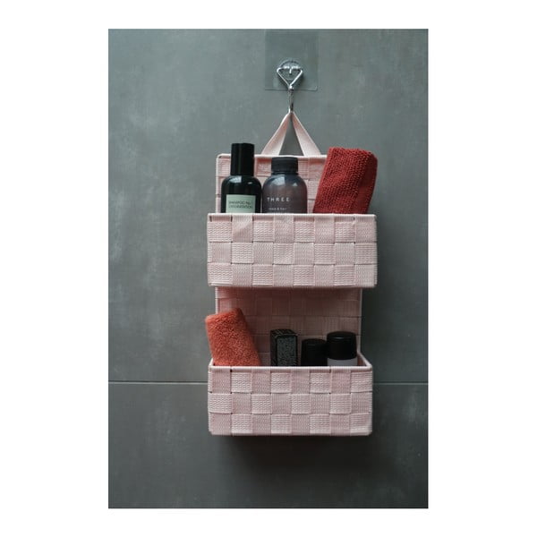 Heleroosa kahekorruseline rippuv korv Bristol - Compactor-image-1