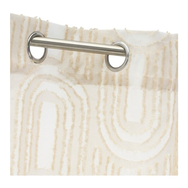 Beež kardin 140x260 cm Relief Arch - Casa Selección-image-4