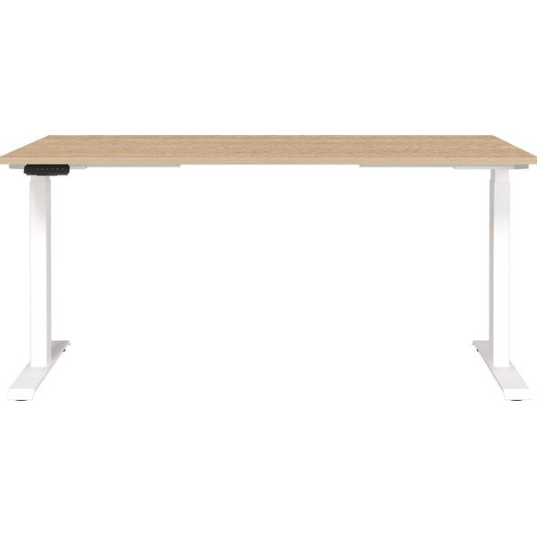 Reguleeritav töölaud elektriliselt reguleeritava kõrguse ja tammepuust pealispinnaga 80x160 cm Jet - Germania-image-1