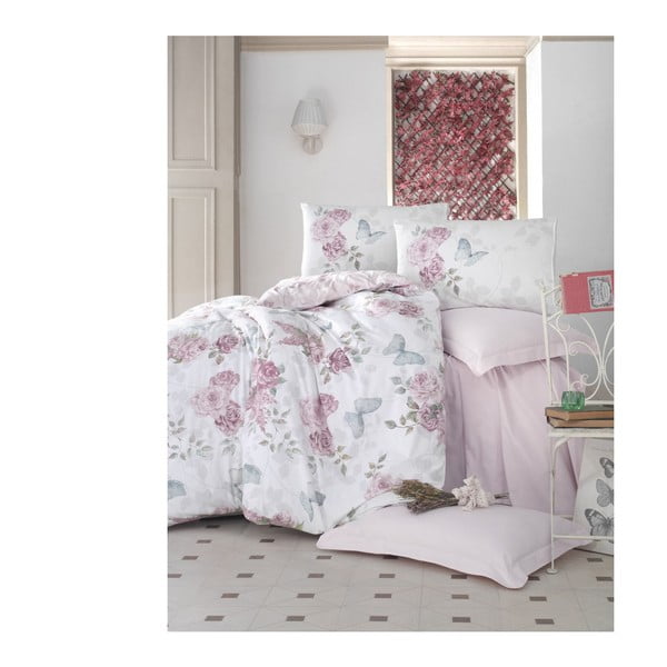 Ranforce puuvillane voodipesu koos voodipesuga kaheinimesevoodile Rosell, 200 x 220 cm Rosella - Mijolnir