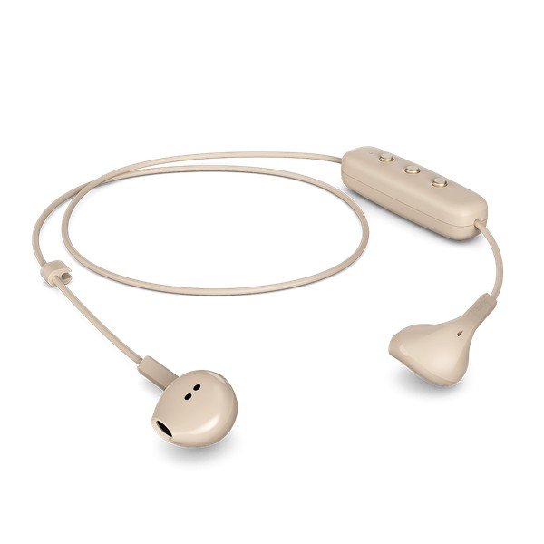 Bezdrátová sluchátka v tělové barvě Happy Plugs Earbud-image-2
