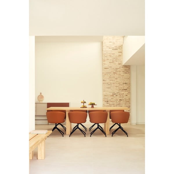 Oranžid pöörlevad söögitoolid 2tk komplektis Add - Teulat-image-2