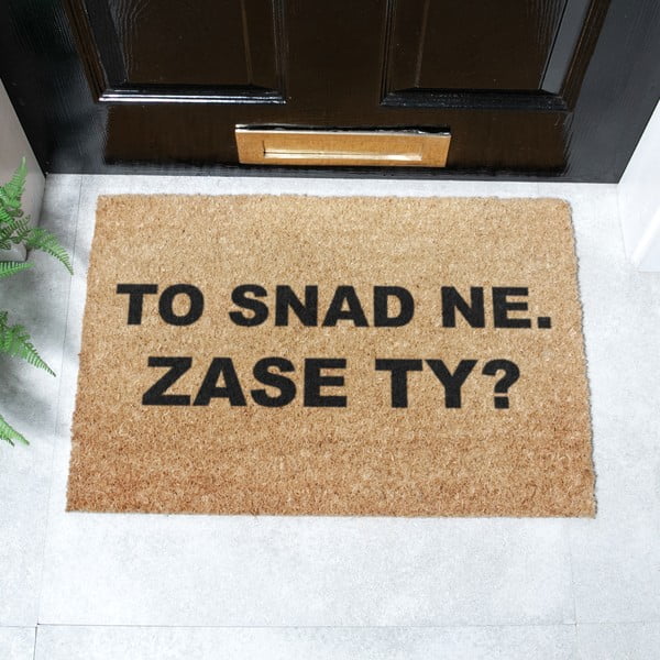 Kookoskiududest matt Again you?, 40x60cm Zase Ty? - Artsy Doormats-image-2