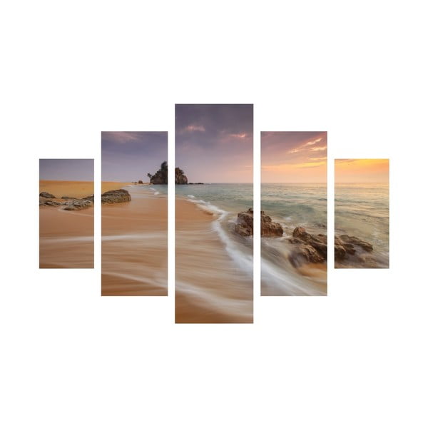 Vícedílný obraz Beach, 92 x 56 cm