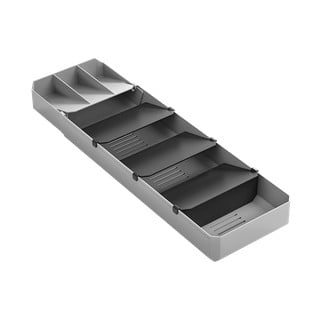 Hall plastikust organisaator sahtlile 15 x 49 cm - Metaltex