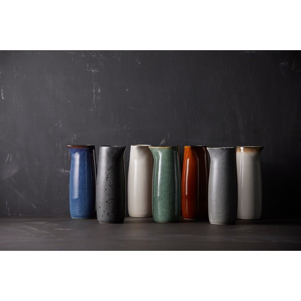 Hall keraamiline piimakann Basics Grey, 0,5 l Stentøj - Bitz-image-2