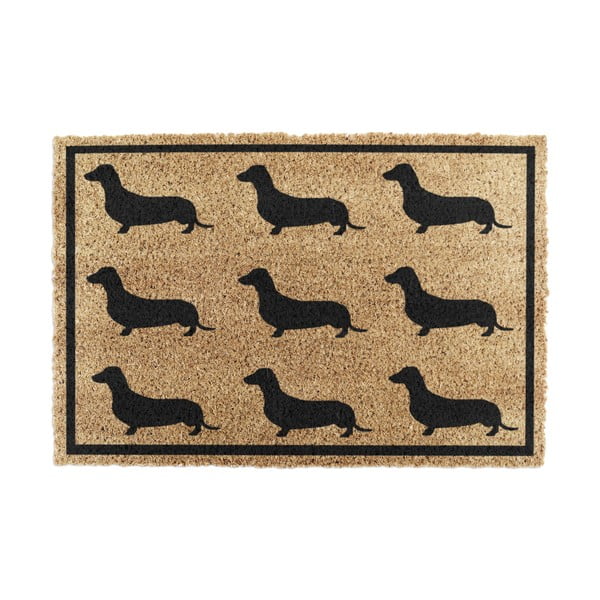 Kookoskiududest matt  40x60cm Dachshund - Artsy Doormats