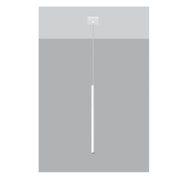 Valge rippvalgusti Single Fideus - Sollux-image-2