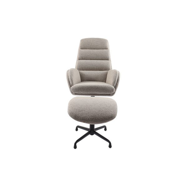 Helehall bukleekangast lõõgastustool Sifton - Unique Furniture-image-2