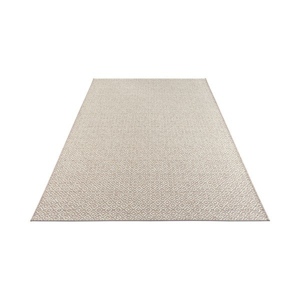 Béžovo-krémový koberec vhodný i na ven Elle Decoration Bloom Croix, 80 x 150 cm-image-2