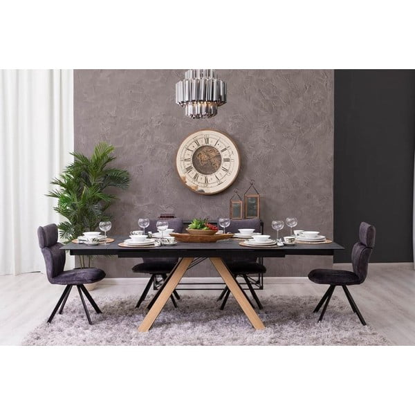 Keraamiline kokkupandav söögilaud 90x160 cm Azur - Marckeric-image-1