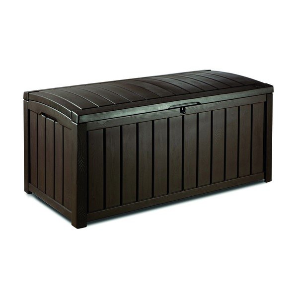 Hnědý zahradní úložný box Keter, 65 x 61 cm