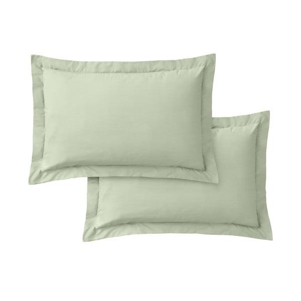 Perkal-puuvillased padjapüürid 2tk komplektis 50x75 cm Cotton Percale - Bianca