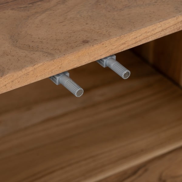 Akaatsia täispuidust vitriinkapp 180x80x40 cm Creel - Ixia-image-3