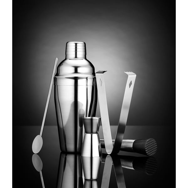 Roostevabast terasest kokteilikomplekt Aurora - Ladelle-image-1