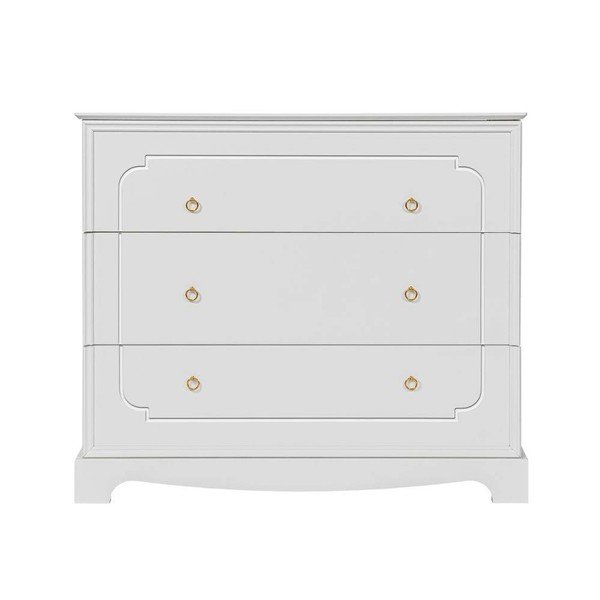 Valge madal lastekapp 102x89 cm Royal - BELLAMY