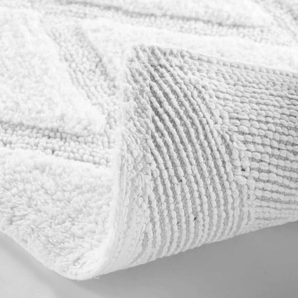 Valge vannitoamatt 50x80 cm Thais - douceur d'intérieur-image-2