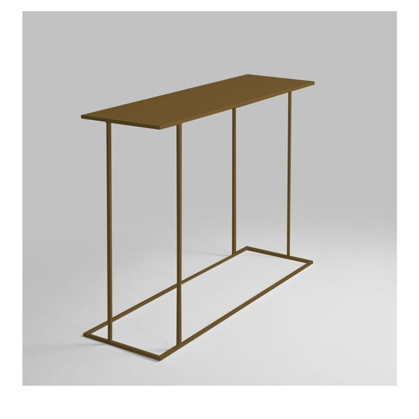 Konzolový stolek ve zlaté barvě Custom Form Walt