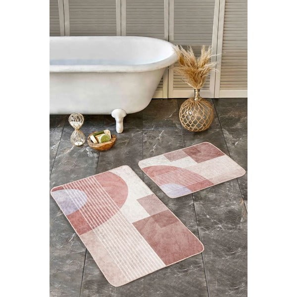 Sametist vannitoamatid 2tk komplektis 60x100 cm - Mila Home-image-3