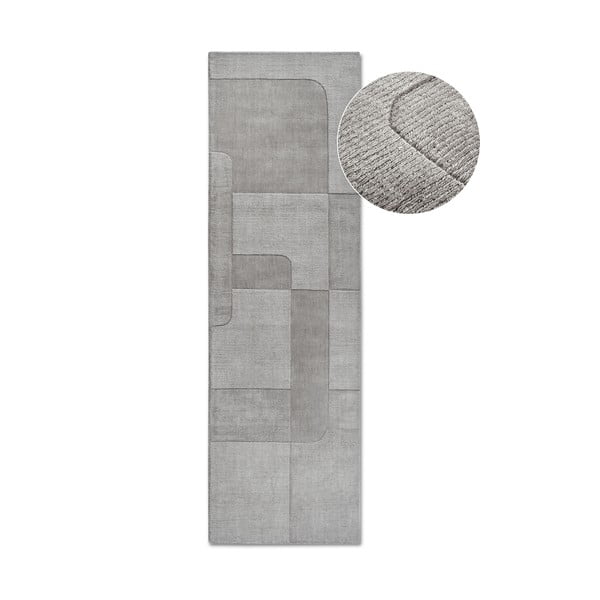 Hall käsitsi kootud villane koridorivaip 80x250 cm Charlotte - Villeroy&Boch